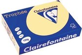 Clairefontaine Trophée Pastel A4 kanariegeel 120 g 250 vel