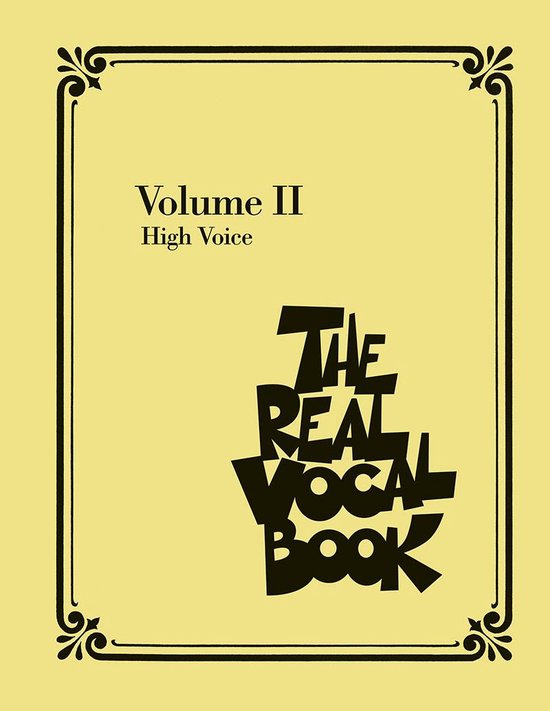 The Real Vocal Book - Volume II (Songbook) - cover