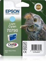 Epson T0795 - Inktcartridge / Licht Cyaan