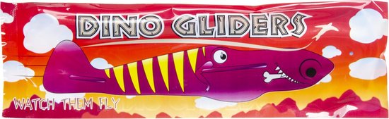 Lg-imports Vliegtuig Dino Glider Bordeaux 20 Cm