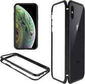 Zwart Transparant Magnetich Back Cover voor iPhone XS