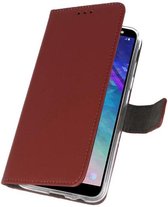 Bestcases Pasjeshouder Telefoonhoesje Samsung Galaxy A6 (2018) - Bruin