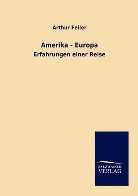 Amerika-Europa - cover