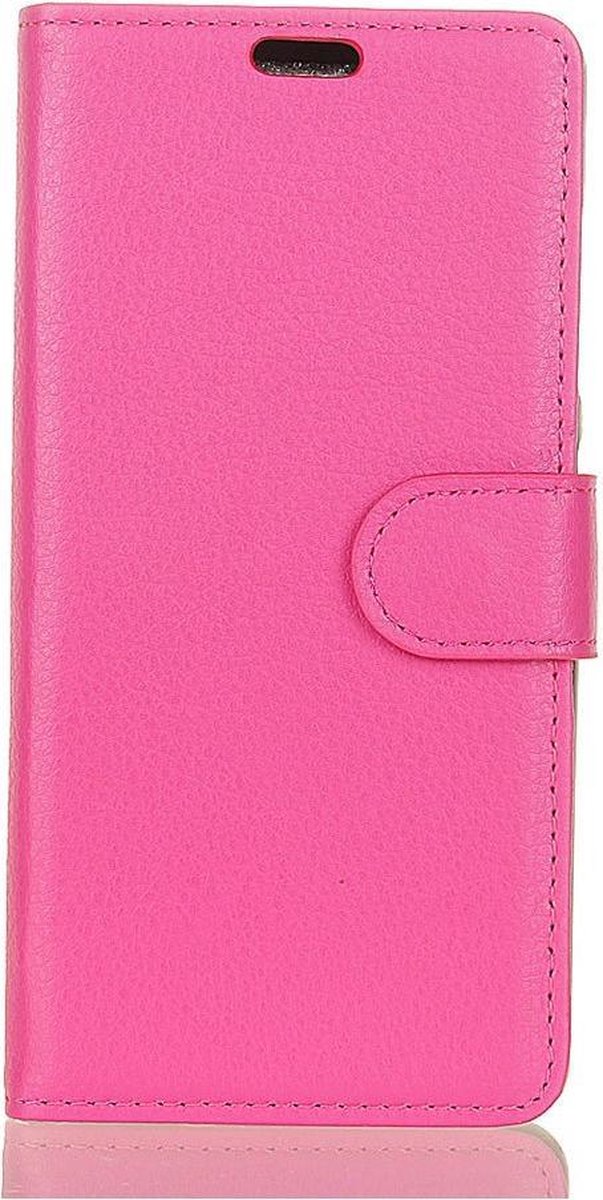 Shop4 - Sony Xperia L2 Hoesje - Wallet Case Lychee Roze