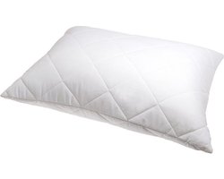 iSleep Hoofdkussen Cotton Tropic Set (2 Stuks) - 100% Katoen - 60x70 cm - Wit