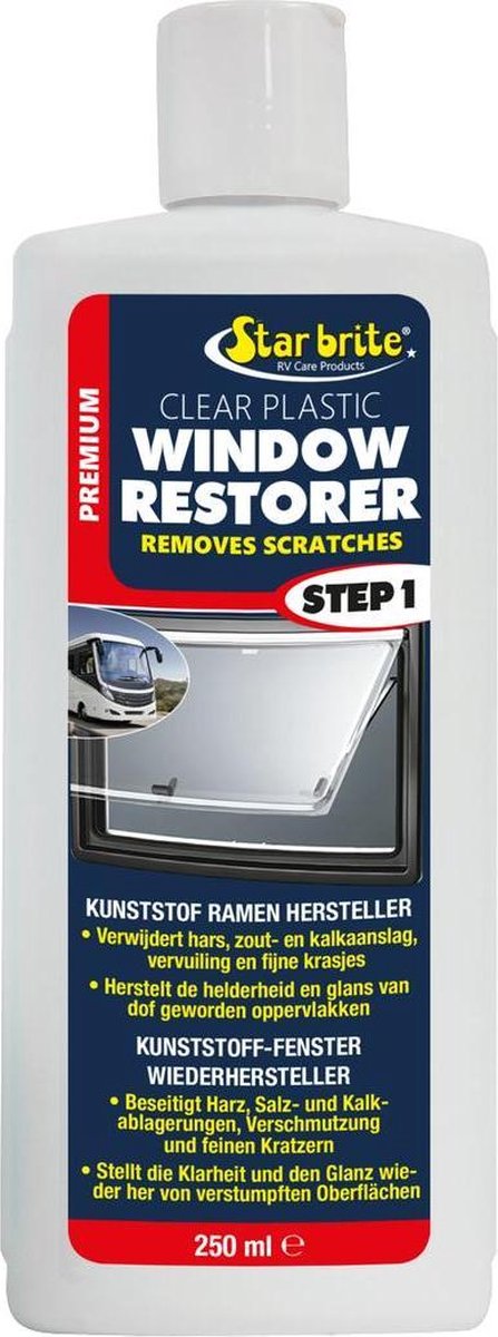 Star brite Kunststof Ramen Hersteller Step 1 - Camper & Caravan 237ml van Star brite — afbeelding 2