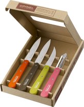 4 couteaux de cuisine différents colorés
