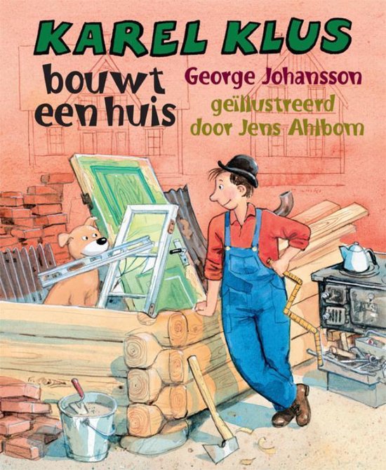 Cover van het boek 'Karel Klus bouwt een huis'