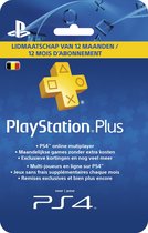 Belgisch Sony PlayStation Plus Abonnement 365 Dagen - België - PS4 + PS3 + PS Vita + PSN