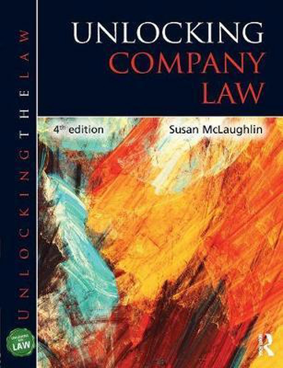 Unlocking Company Law - Sue Mclaughlin