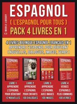 Foreign Language Learning Guides - Espagnol ( L’Espagnol Pour Tous ) Pack 4 Livres En 1