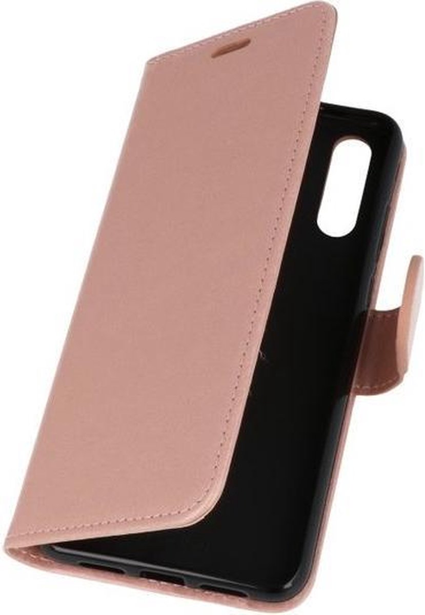 Roze Wallet Case Hoesje voor Huawei P20