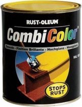 Rust-Oleum CombiColor Hoogglans - Zwart RAL 9005 art. nr. 7379 2,5 liter (hittebestendig tot 90 graden)