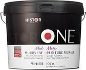 Histor One Wall Paint White Matt - WHITE 10 Liter