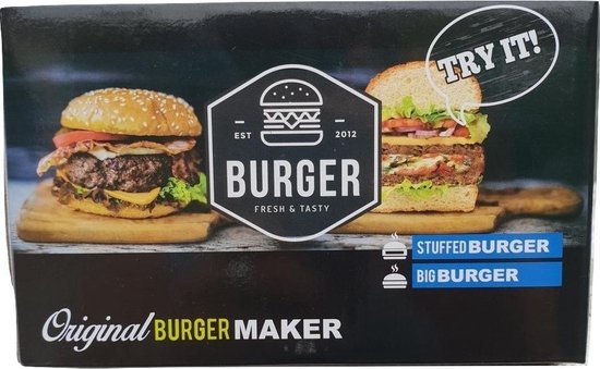 Klimatologische bergen Langskomen Couscous 2 in 1 Burger Maker – Multi Burgermaker set – Hamburger Maker –  Hamburgervormer –... | bol.com