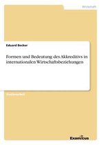 Formen und Bedeutung des Akkreditivs in internationalen Wirtschaftsbeziehungen