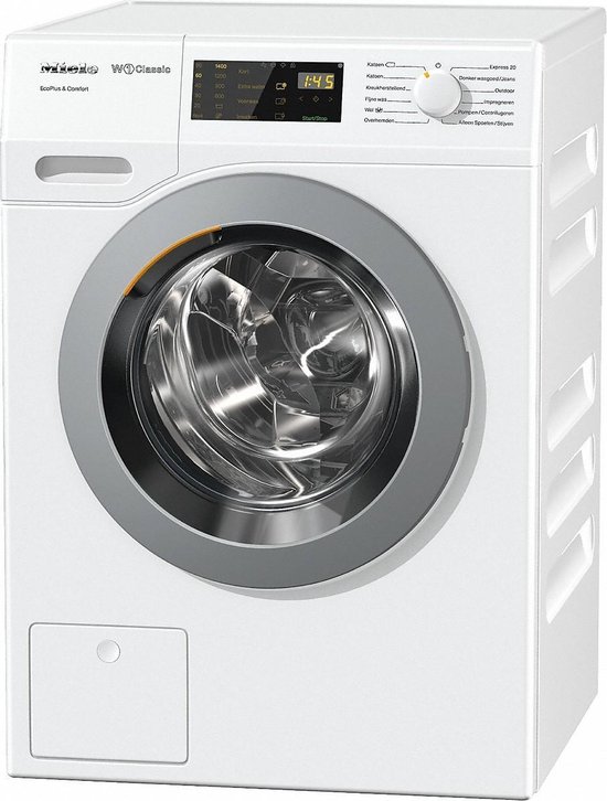 Miele WDD030 WPS EcoPlus&Comfort wasmachine Voorbelading 8 kg 1400 RPM Wit  | bol.com