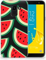 Geschikt voor Samsung Galaxy J6 2018 Uniek TPU Hoesje Watermelons
