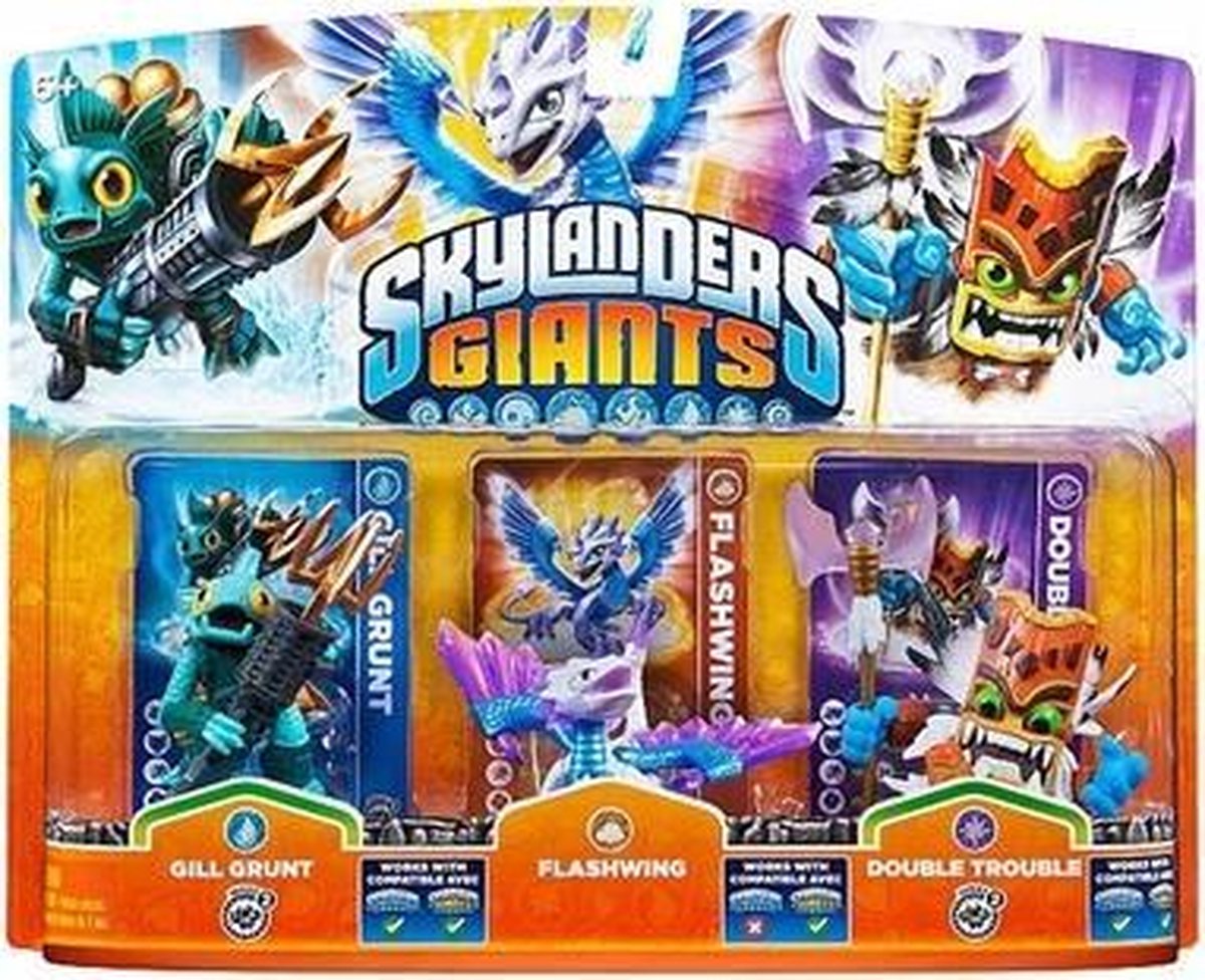 Skylanders Giants Adventure Pack Flashwing, Gill Grunt, Double Trouble Wii + PS3 + Xbox360 + 3DS + Wii U