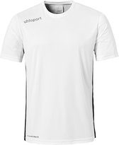 Uhlsport Essential Sportshirt - Maat 116  - Unisex - wit/zwart