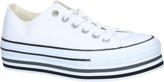 Witte Sneakers Converse All Star Chuck Taylor Platform Layer | bol.com