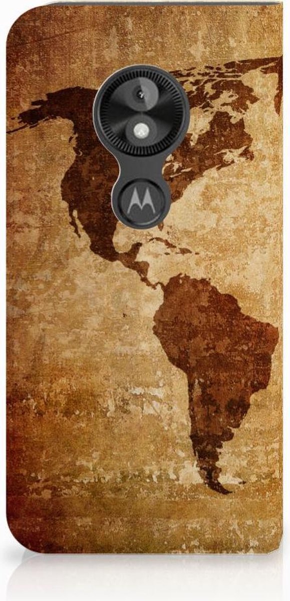 Motorola Moto E5 Play Book Cover Wereldkaart