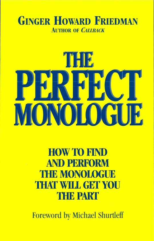 Limelight The Perfect Monologue (ebook), Ginger Howard Friedman