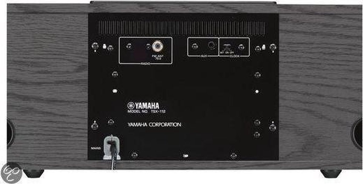 Yamaha TSX-112 - Docking Station met Radio & CD-speler - Oranje | bol
