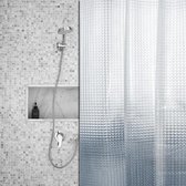 Roomture - rideau de douche - Shiny Squares - 180 x 200