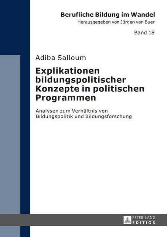 Berufliche Bildung im Wandel 18 - Explikationen bildungspoli ... - cover