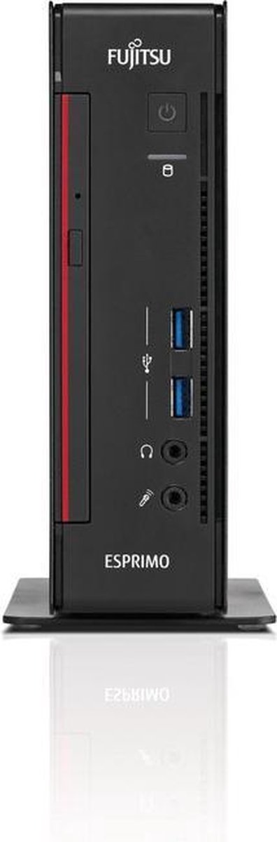 Fujitsu ESPRIMO Q556/2 DDR4-SDRAM i5-7400T mini PC Intel Core i5 8 GB 256 GB SSD Windows 10 Pro Zwart