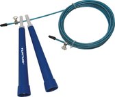 Tunturi Verstelbaar Speed Rope -Springtouw - Sport springtouw - Fitness springtouw - Blauw