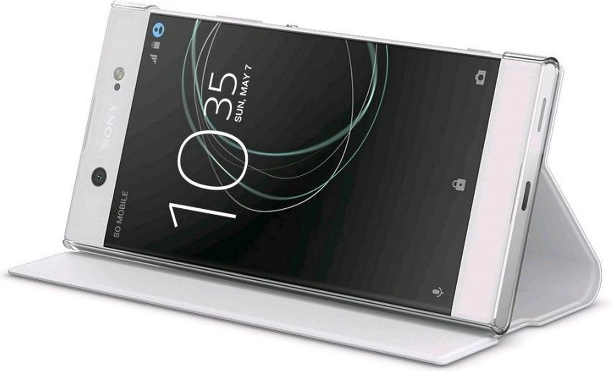 Sony flip cover style - wit - voor Sony Xperia XA1 Ultra