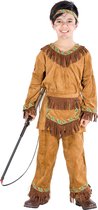 dressforfun - jongenskostuum indiaan Kleine beer 128 (8-10y) - verkleedkleding kostuum halloween verkleden feestkleding carnavalskleding carnaval feestkledij partykleding - 300530