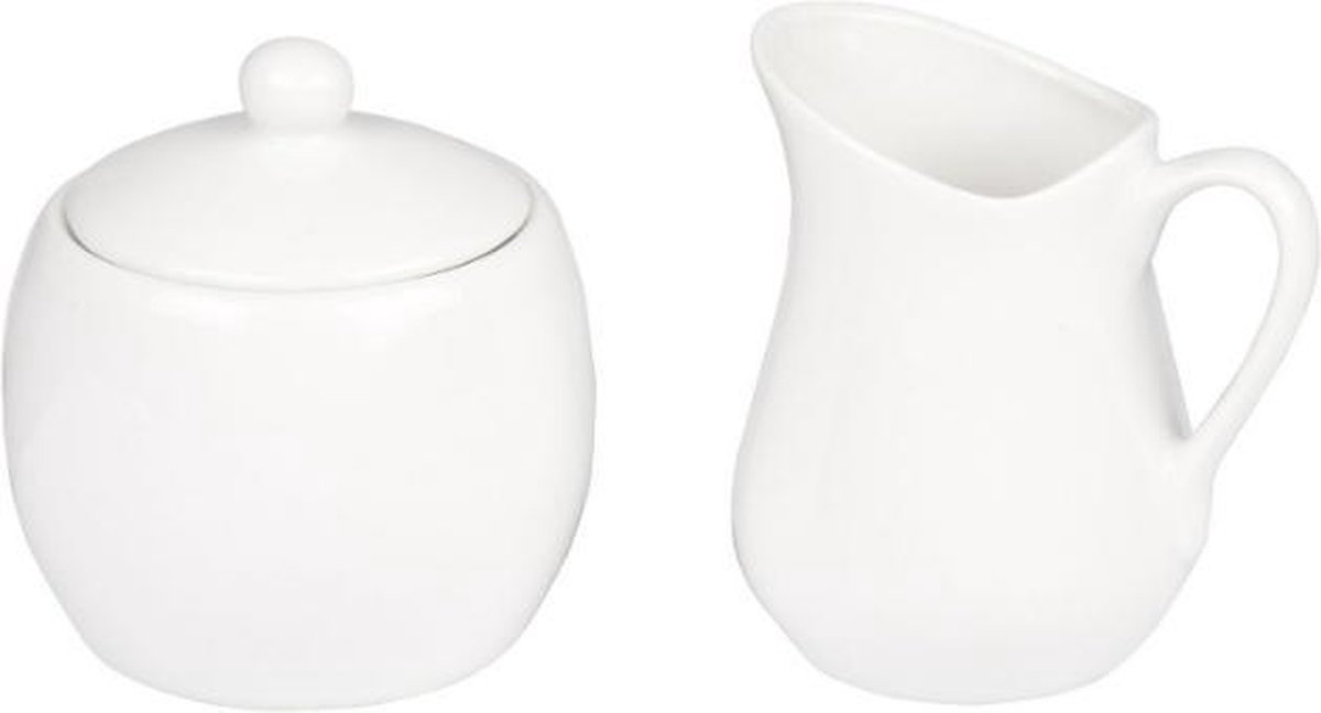 WMF Barista Ensemble sucrier et pot à lait, 3 pièces, blanc