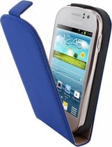 Mobiparts Premium Flip Case Samsung Galaxy Fame Blue