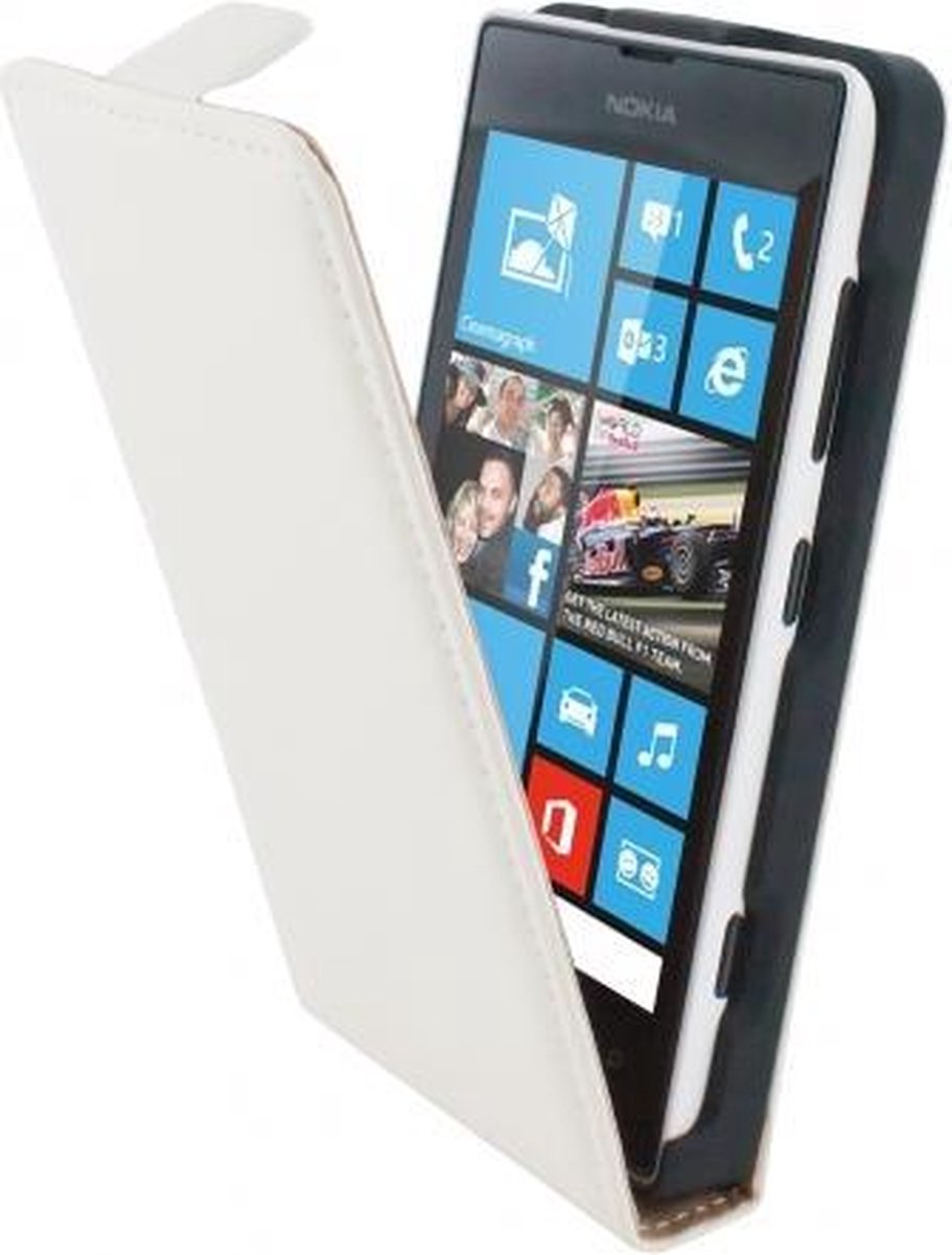 Mobiparts Premium Flip Case Nokia Lumia 520 / 525 White