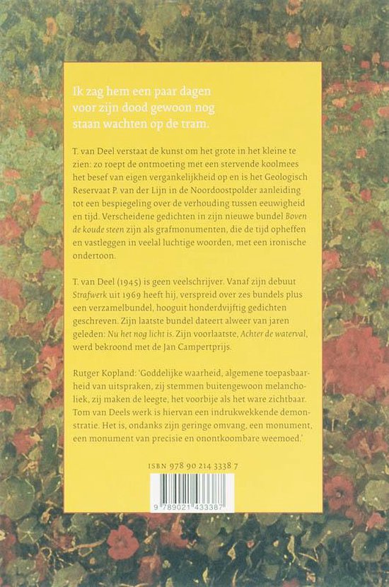 Boven De Koude Steen, Tom van Deel 9789021433387 Boeken bol