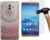 MP Case screenprotector + Gratis Mandala back cover voor Huawei Mate 10