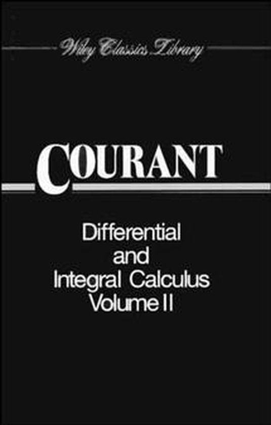 Differential and Integral Calculus, Volume II 9780471608400 R