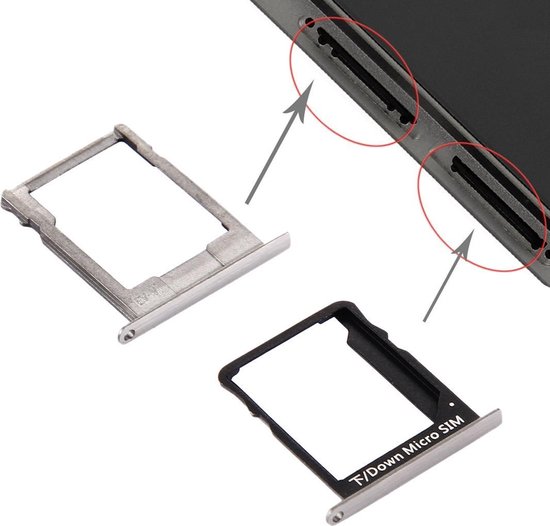 Buskruit planter uitspraak Let op type!! For Huawei P8 Lite SIM Card Tray and Micro SD Card  Tray(Black) | bol.com