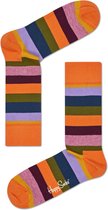 Happy Socks Stripe Sokken - Oranje - Maat 41-46