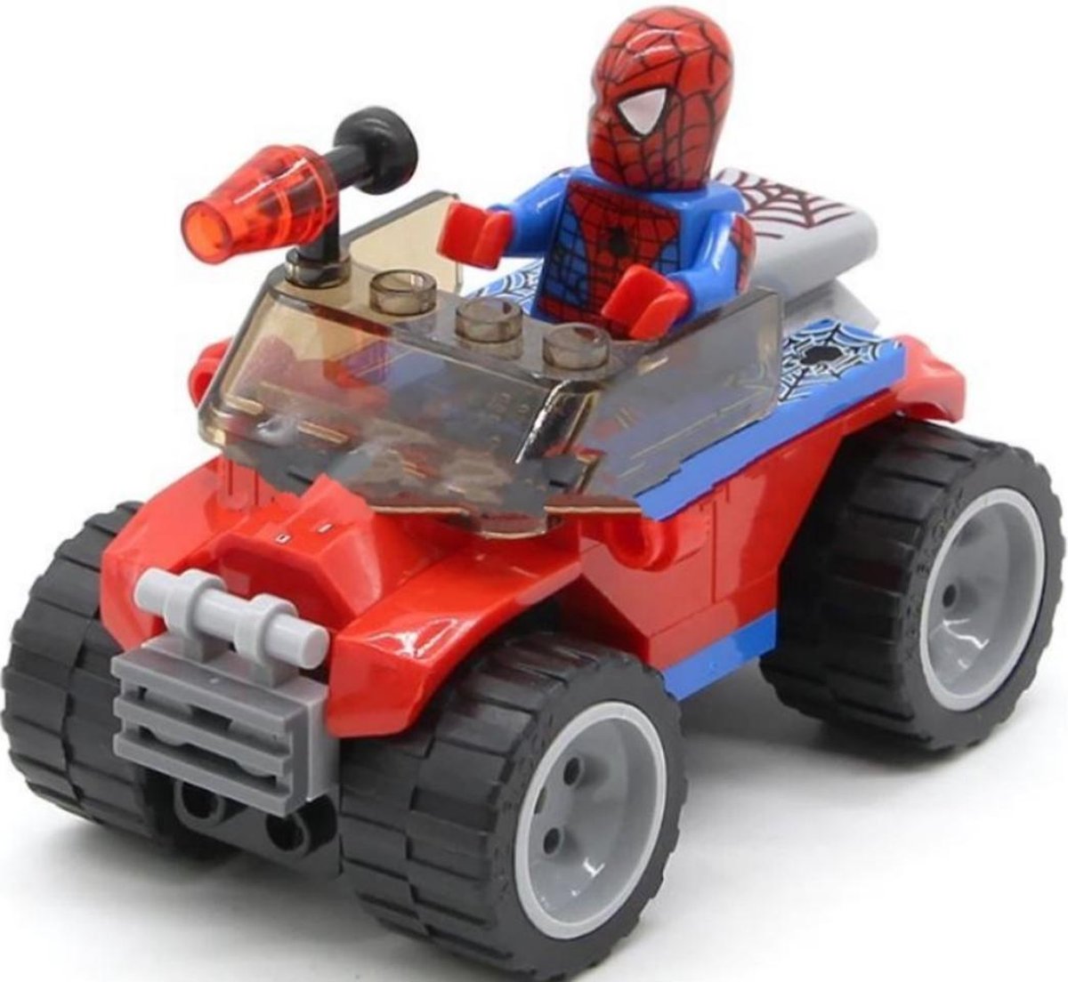 Spiderman Mini Figuur | Superheld + Auto | Poppetje | Compatible Met grote  merken |... | bol.com