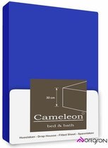 Cameleon Hoeslaken Kobalt 90x220cm