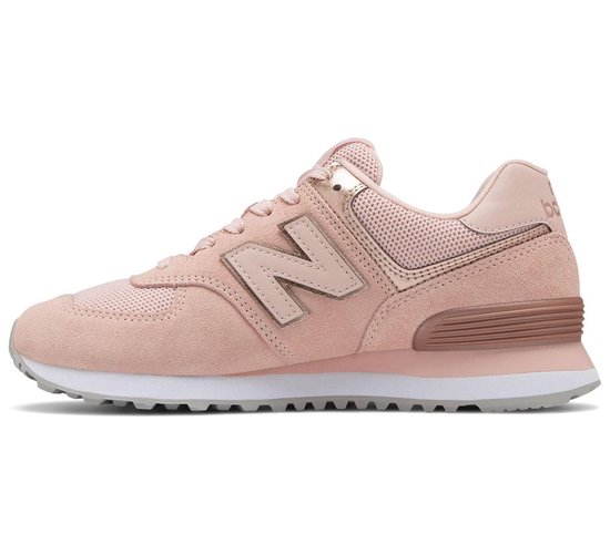 Haast je noedels Met bloed bevlekt New Balance 574 Sneakers - Maat 37 - Vrouwen - licht roze | bol.com