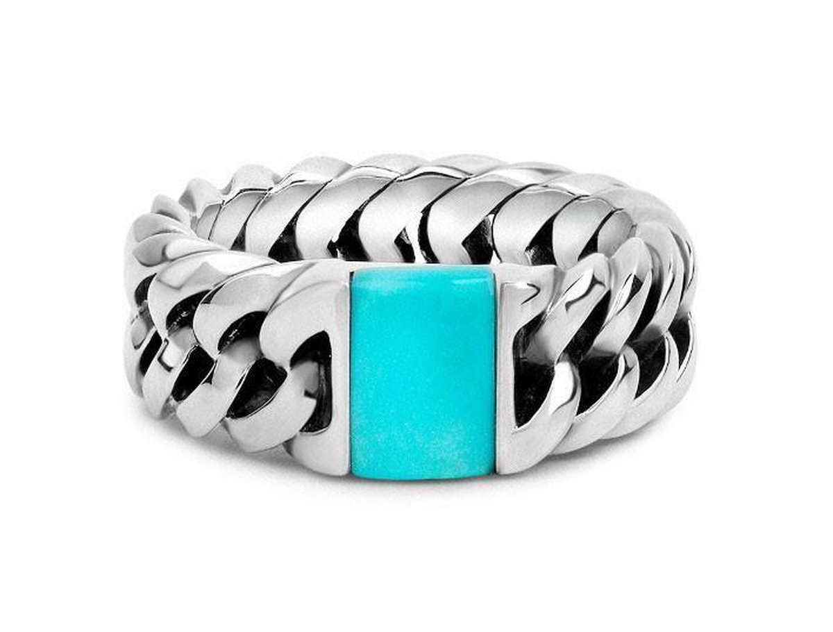 Buddha to Buddha Chain Stone ring turquoise