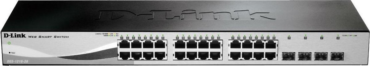 D-Link 24-port Gigabit Smart+ incl. 4 SFP Switch