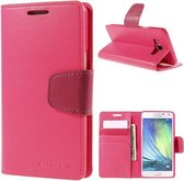 Goospery Sonata Leather case hoesje Samsung Galaxy J5 donker roze
