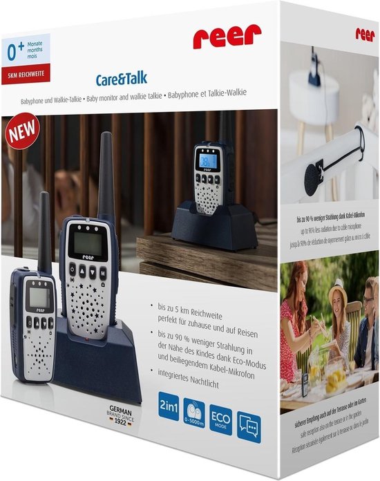 Reer Care&Talk 2in1 Babyfoon & walkie-talkie! | bol.com