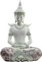 Thaise Boeddha Wit Glanzend – Wijsheid